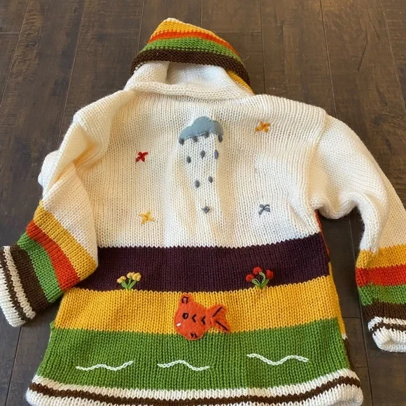 Hand knit sweater - Picture 10 of 11